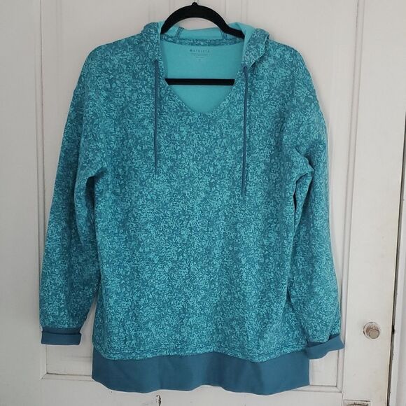 Athleta Floral Hoodie - Picture 1 of 8